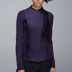Lululemon Black Grape Emerge Renewed Full Zip Jacket